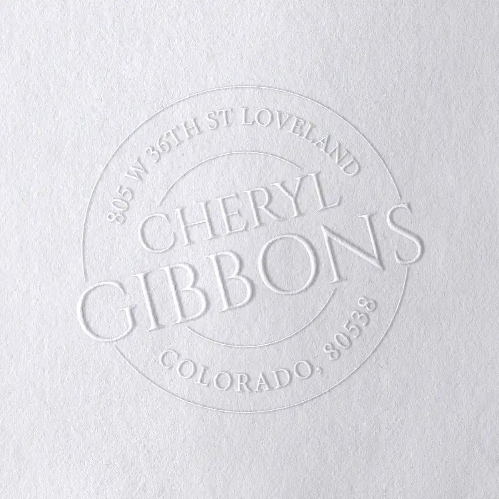 Round Style Address Embossers
