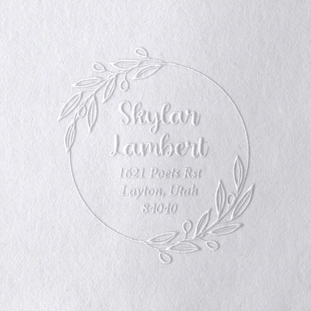 Round Style Address Embossers
