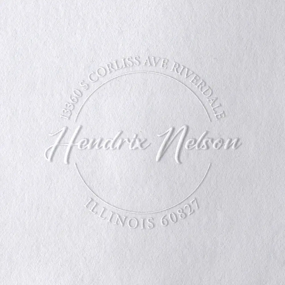 Round Style Address Embossers