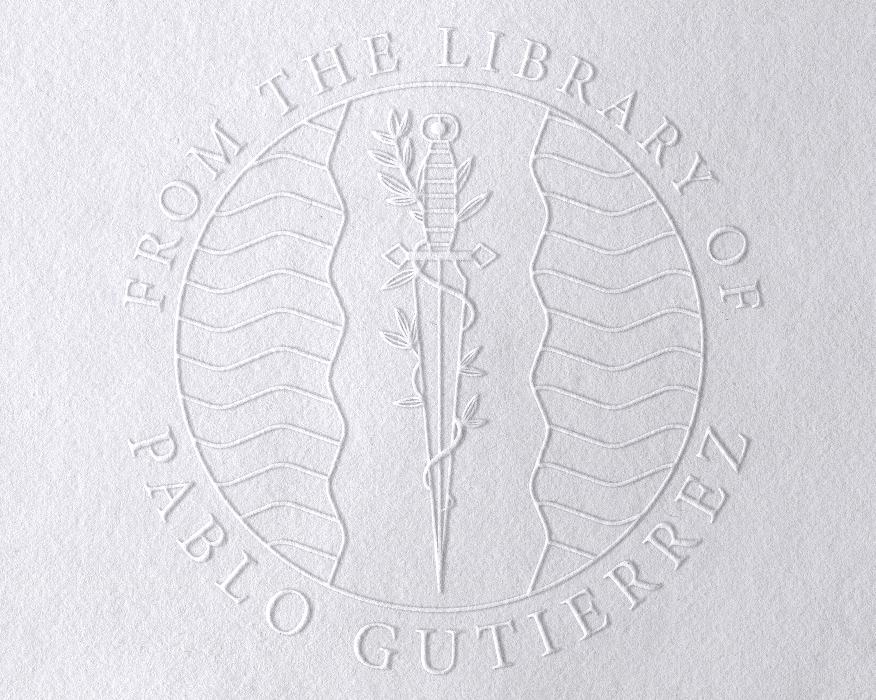 Personalized Book Embosser - JL-SWORD1