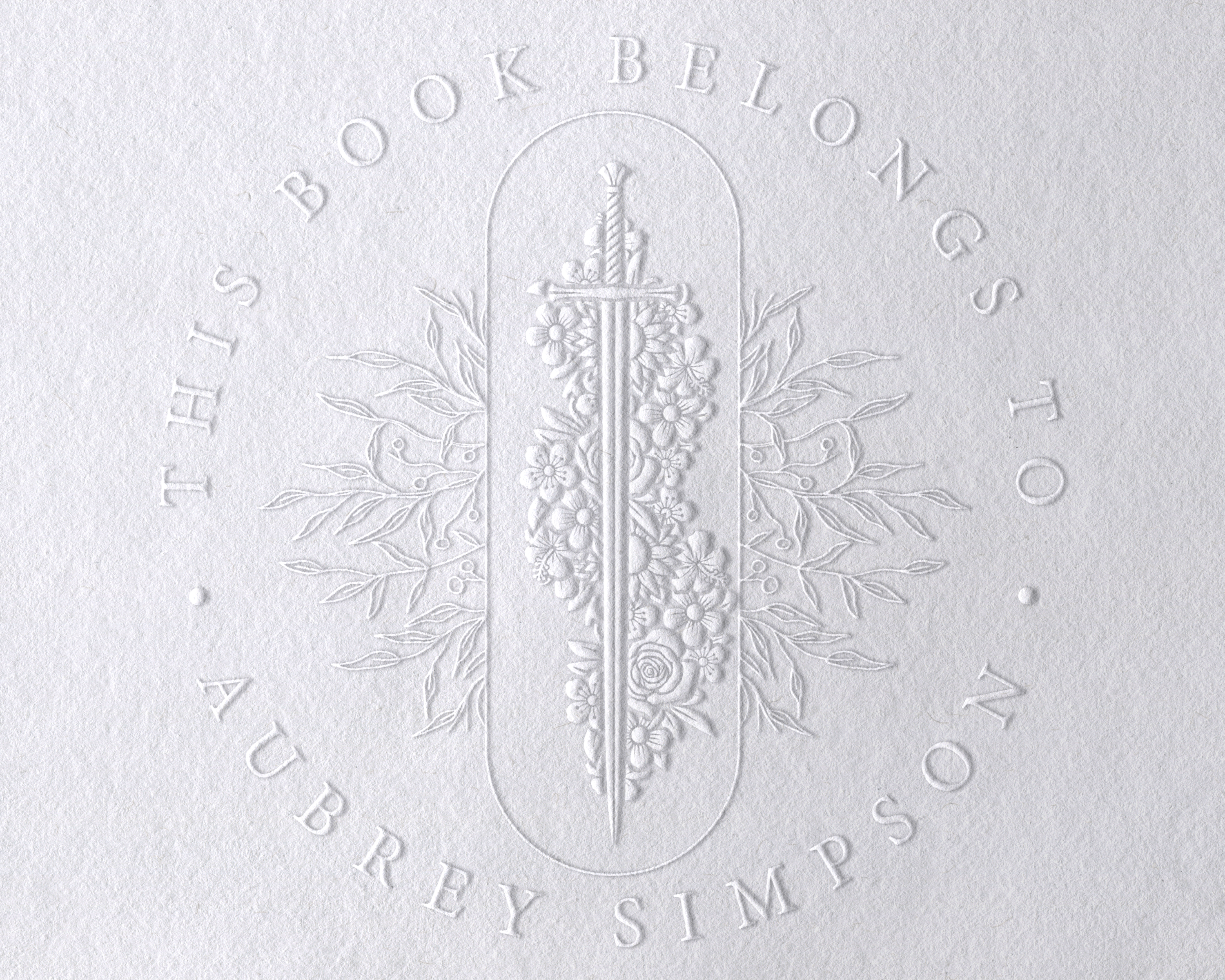 Personalized Book Embosser - JL-SWORD5