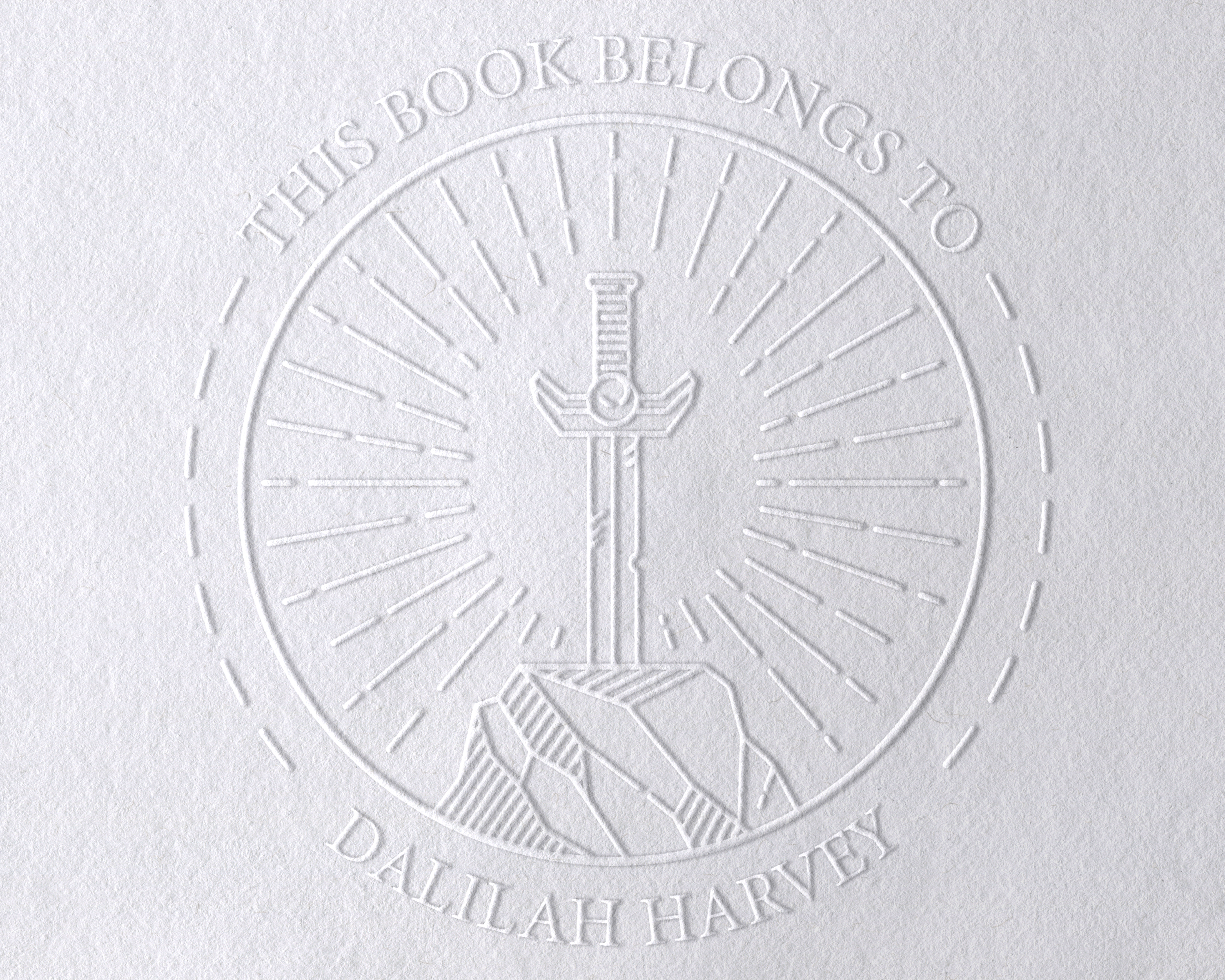 Personalized Book Embosser - JL-SWORD9