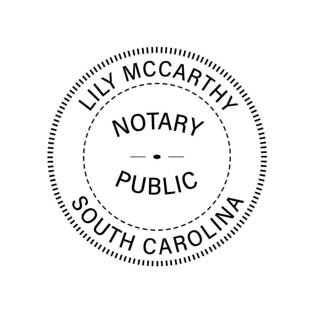 JL South Carolina Notary Stamp