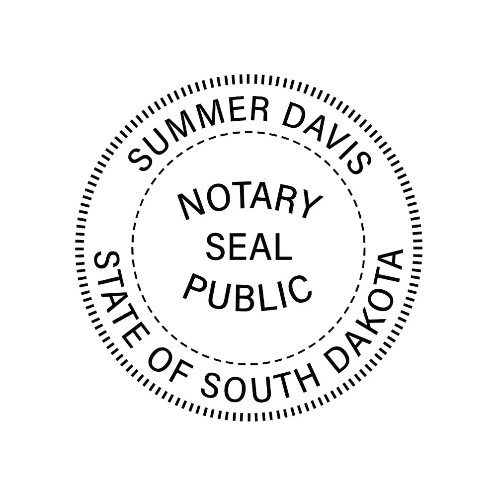 JL South Dakota Notary Stamp