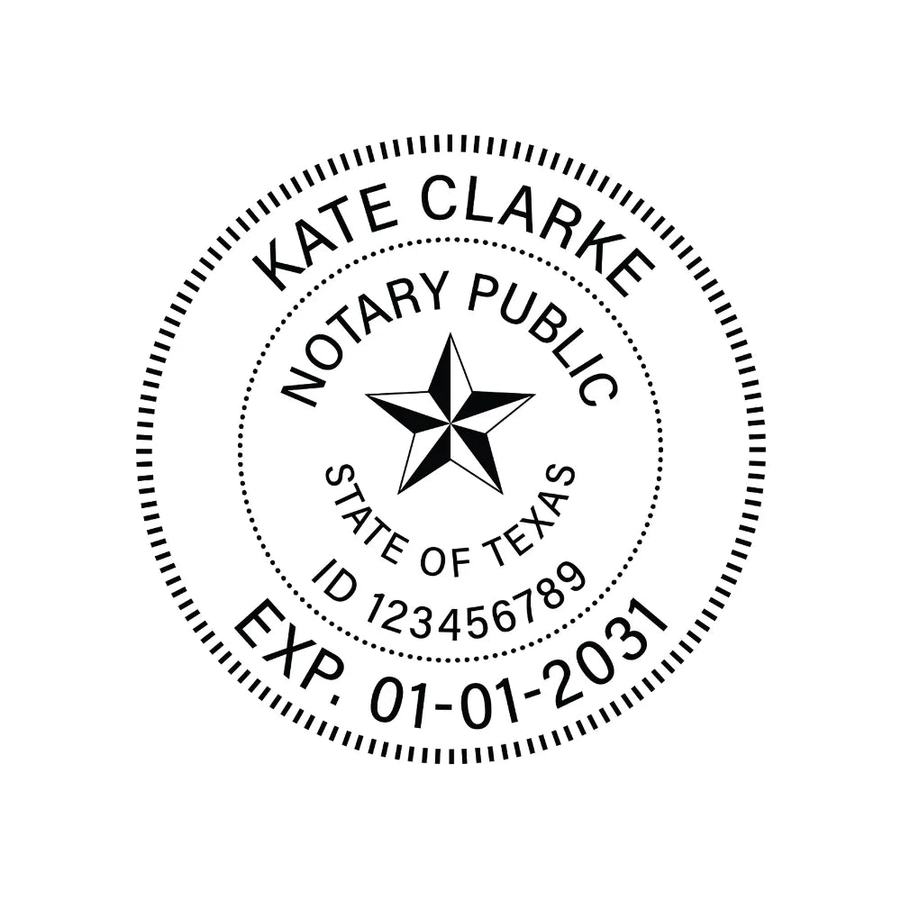 JL Texas Notary Stamp