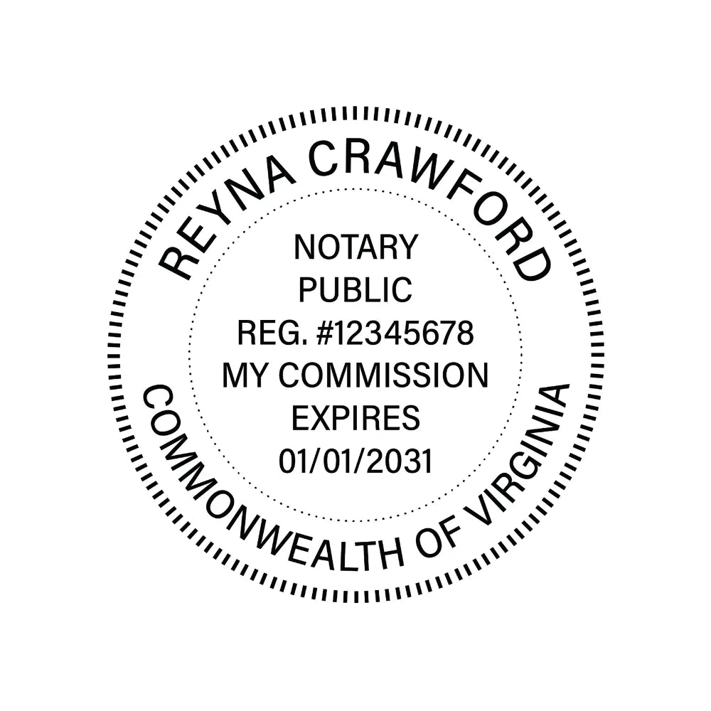 JL Virginia Notary Stamp