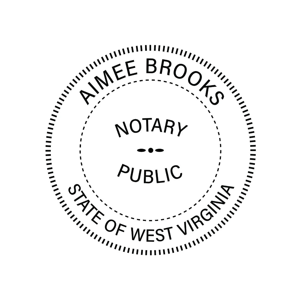 JL West Virginia Notary Stamp
