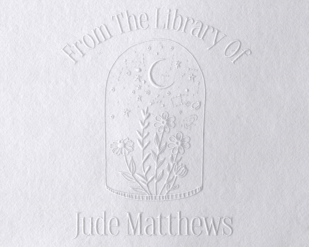 Personalized Book Embosser - JL-Wildflower13