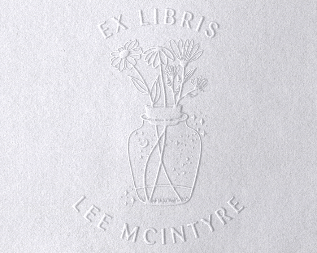 Personalized Book Embosser - JL-Wildflower15