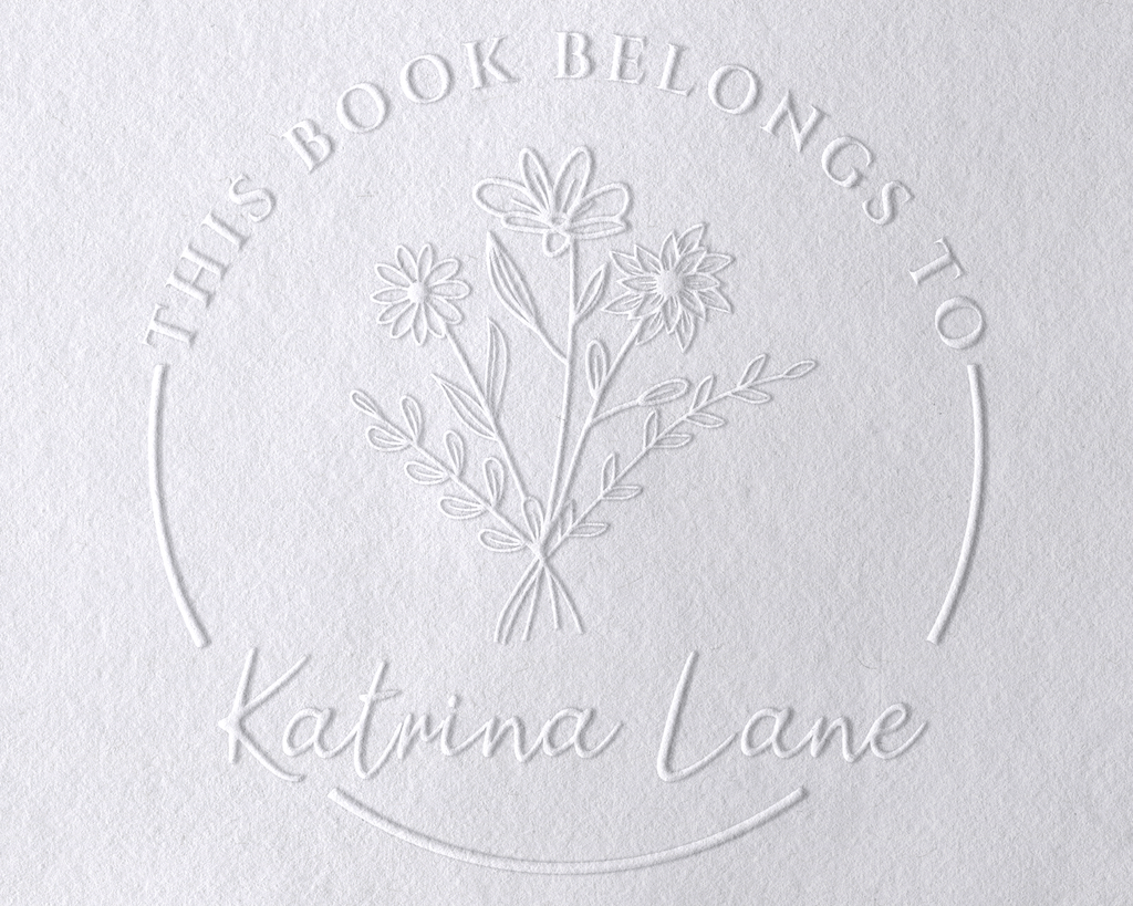 Personalized Book Embosser - JL-Wildflower4