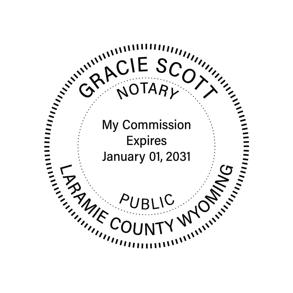 JL Wyoming Notary Stamp