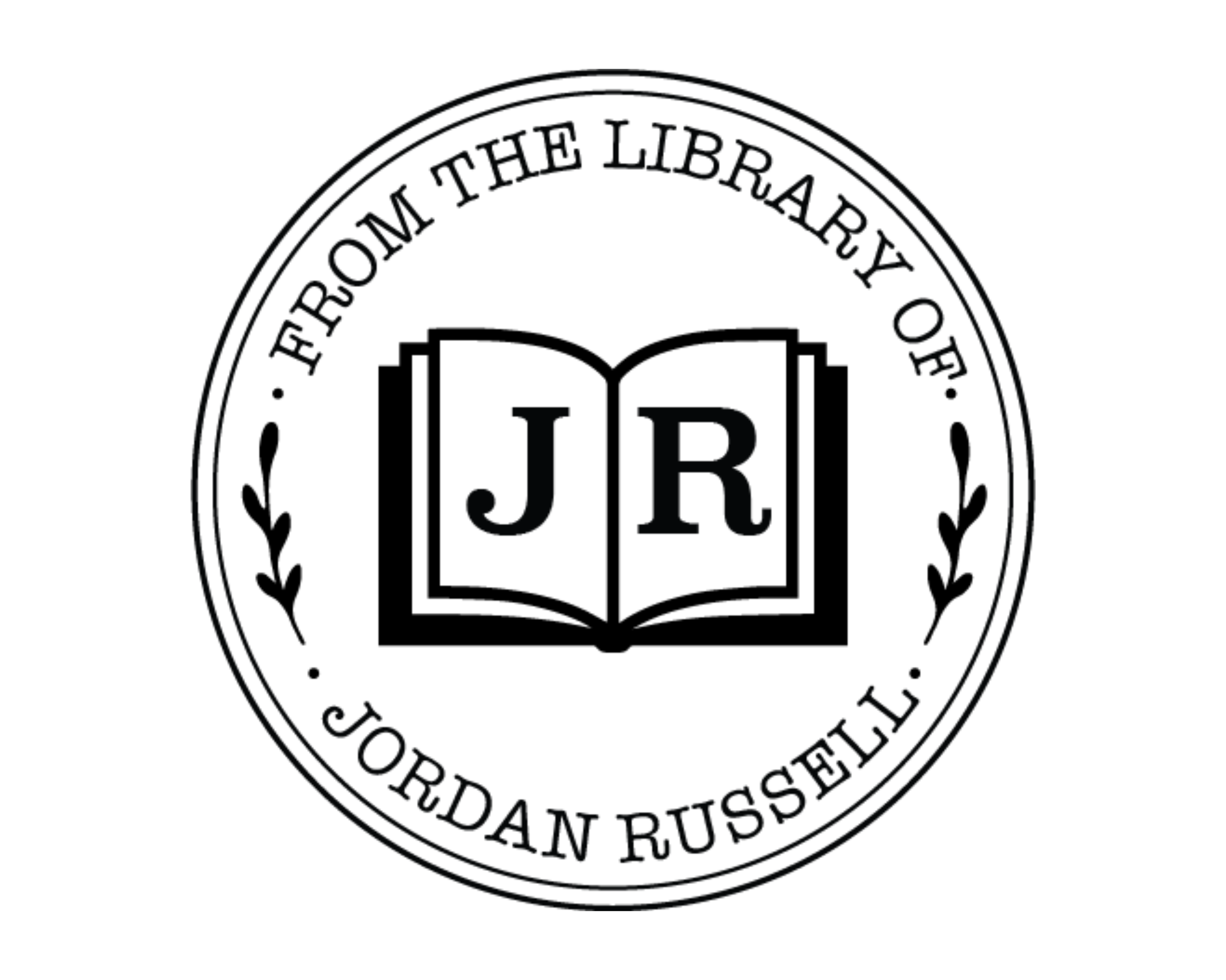 Personalized Book Stamp Self Inking - JR-1