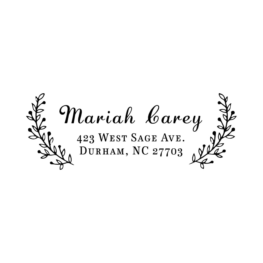 Self Inking Return Address Stamps | JS Design