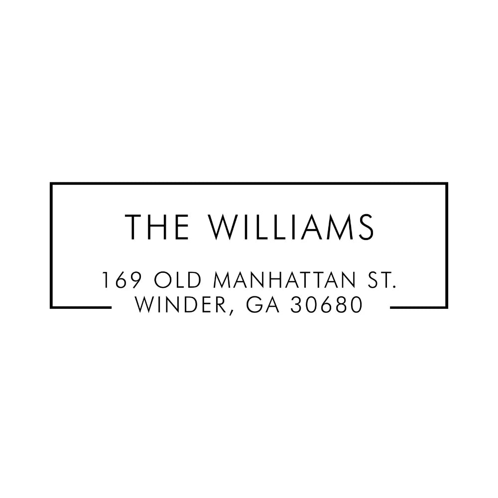 Wood Handle Return Address Stamps | JS Design