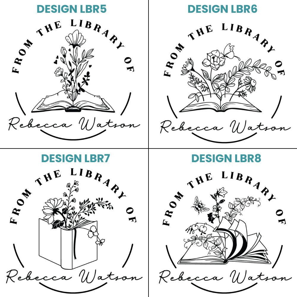 LBR Designs Book Stamps