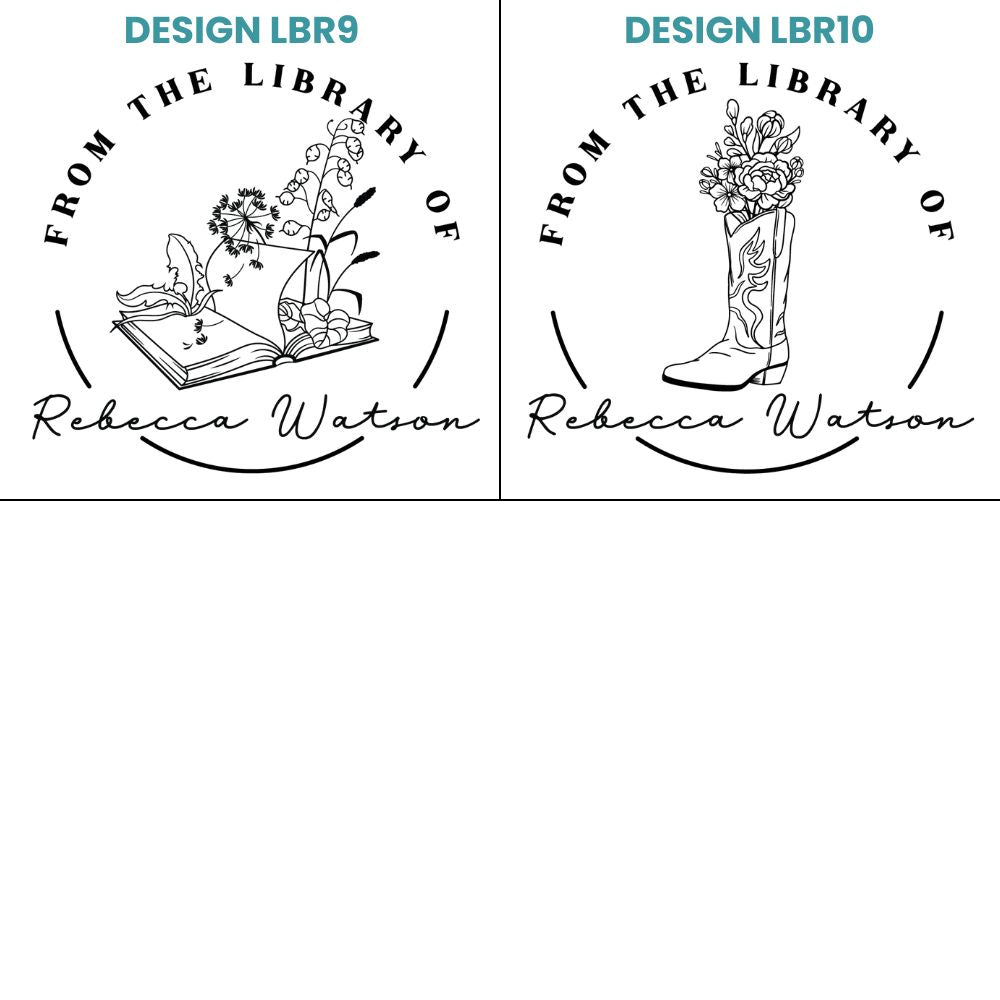 LBR Designs Book Stamps