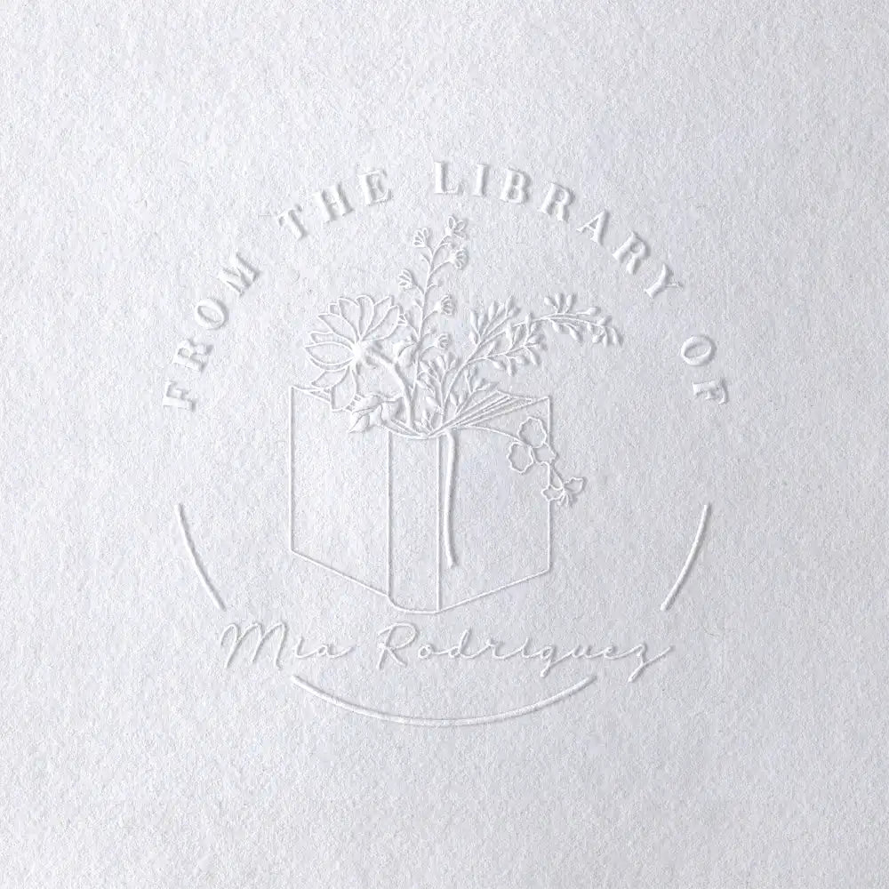 Book Embosser Stamp | LBR4