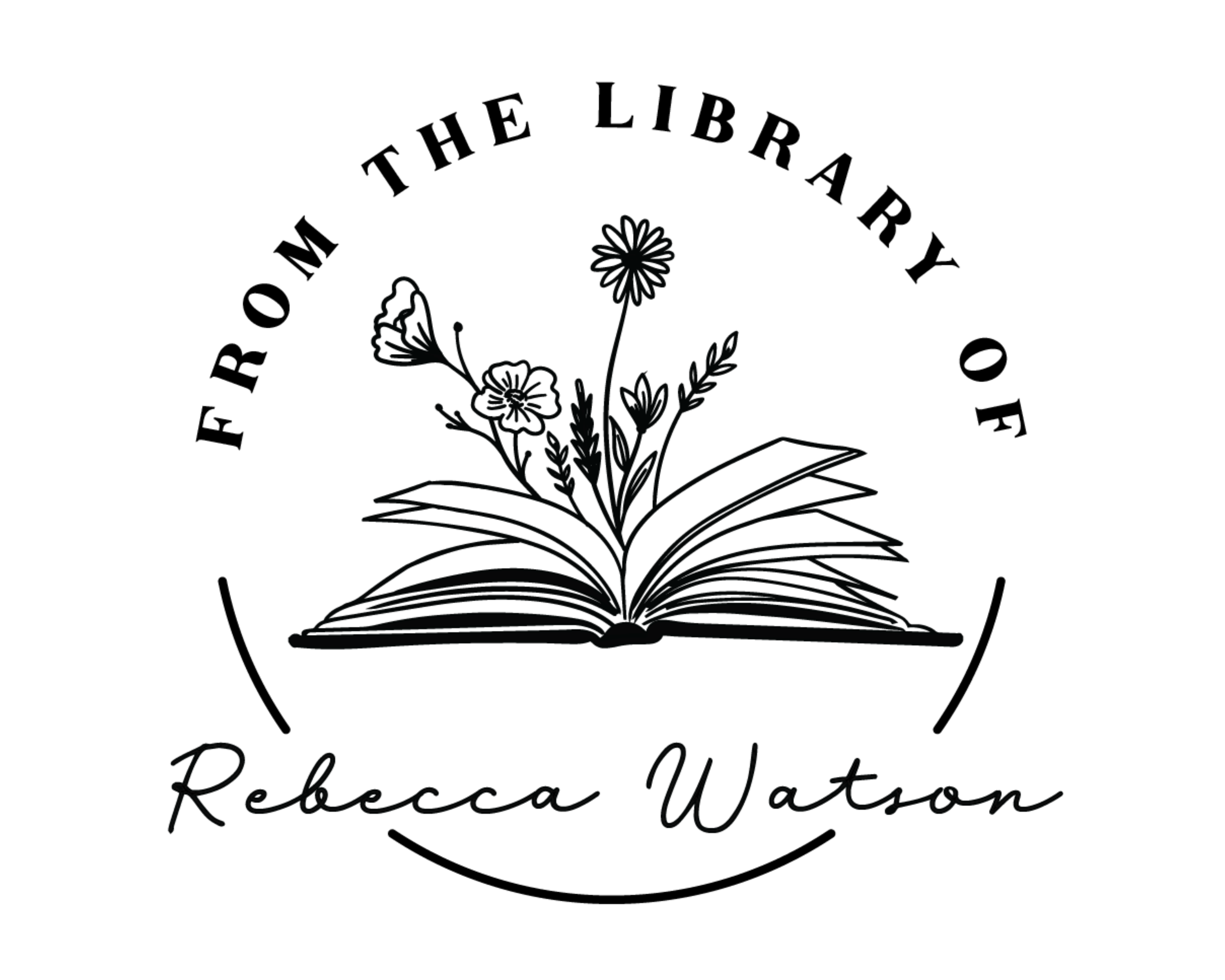 Personalized Book Stamp Self Inking - LBR1