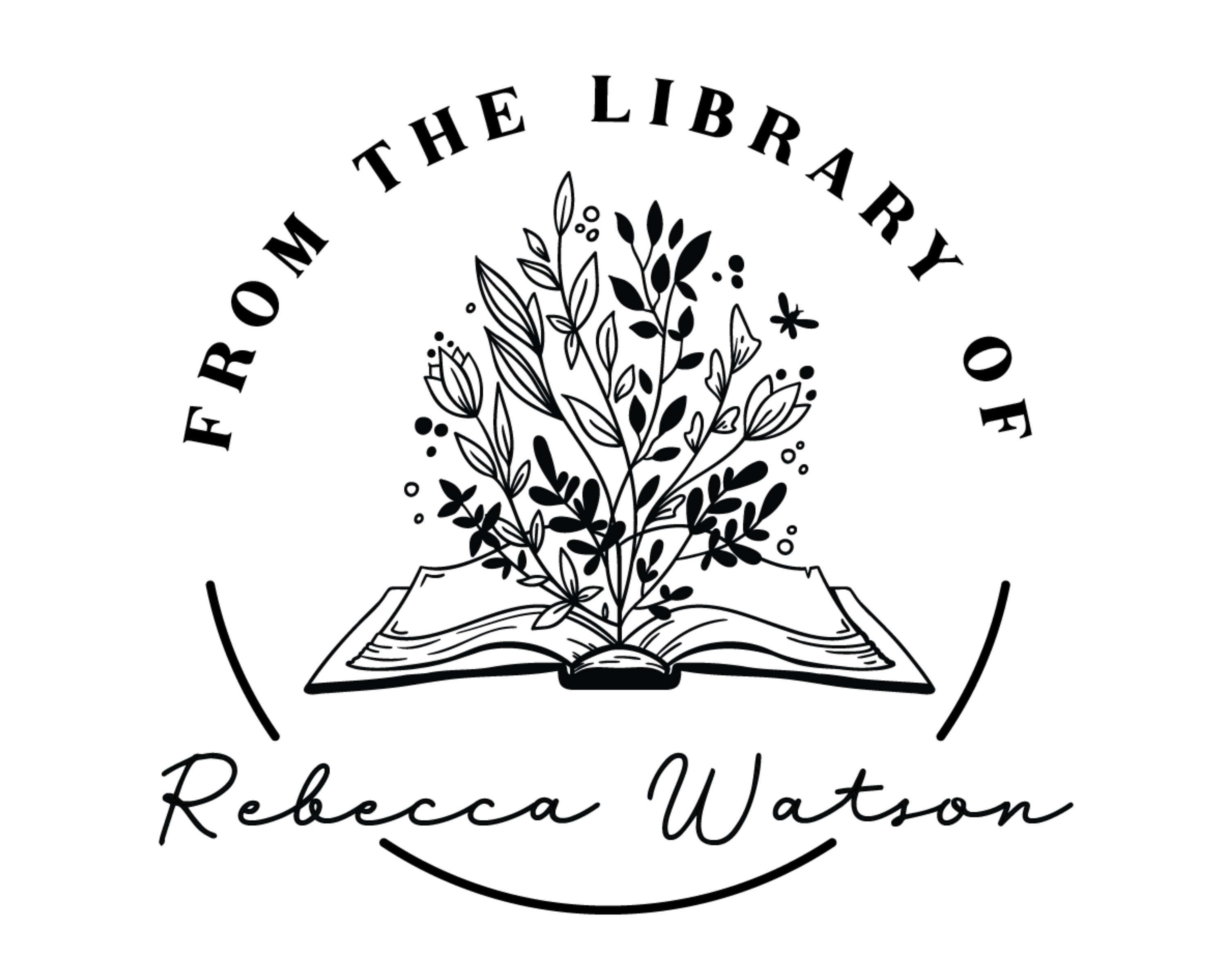 Personalized Book Stamp Self Inking - LBR4