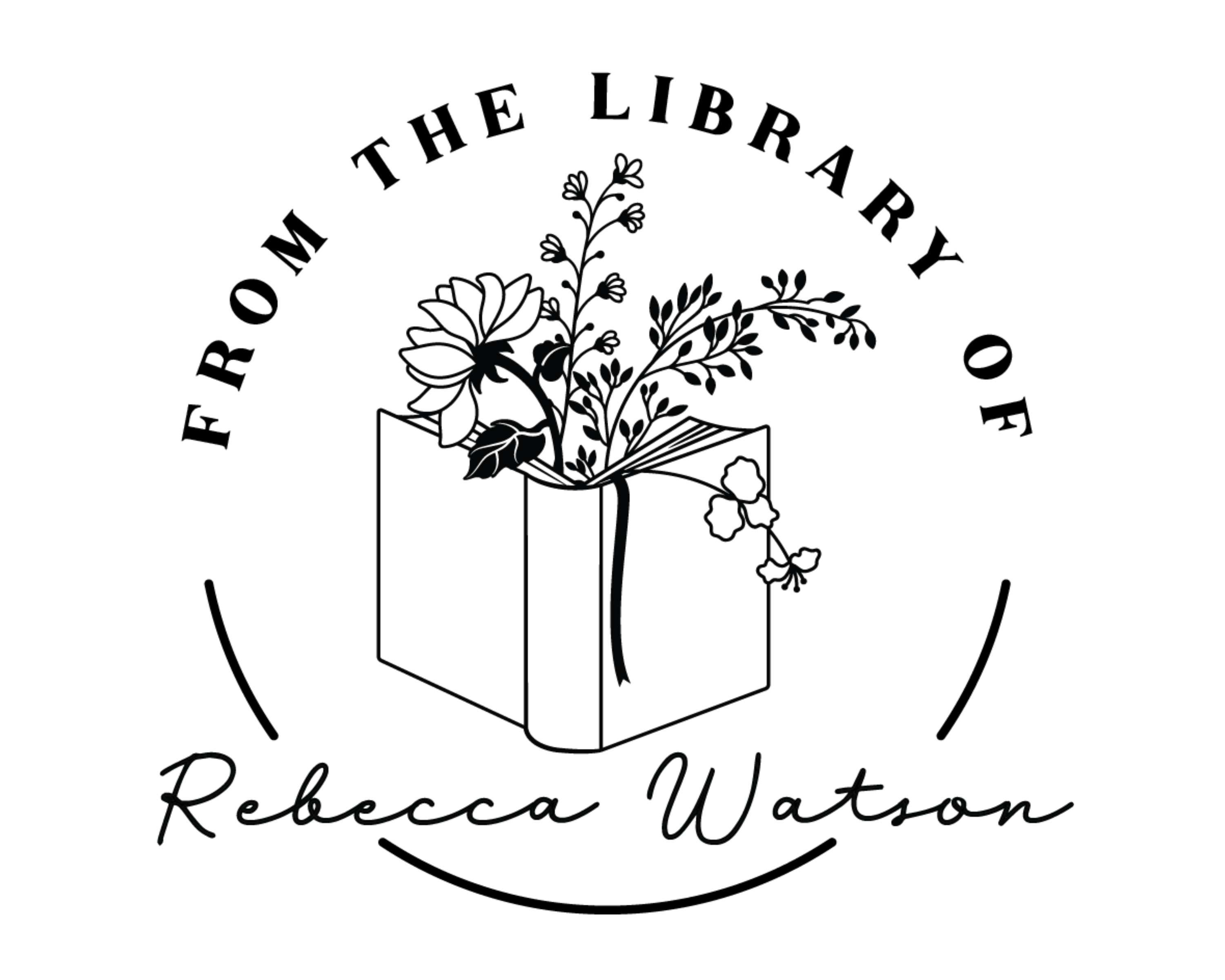 Personalized Book Stamp Self Inking - LBR7