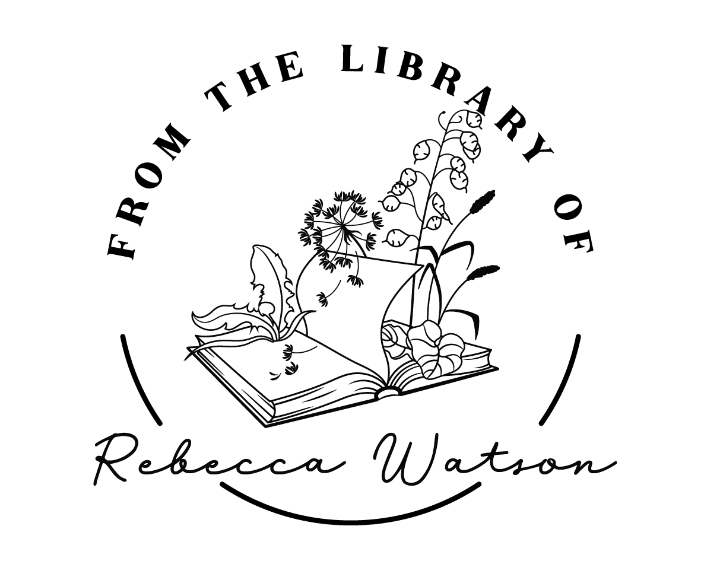 Personalized Book Stamp Self Inking - LBR9