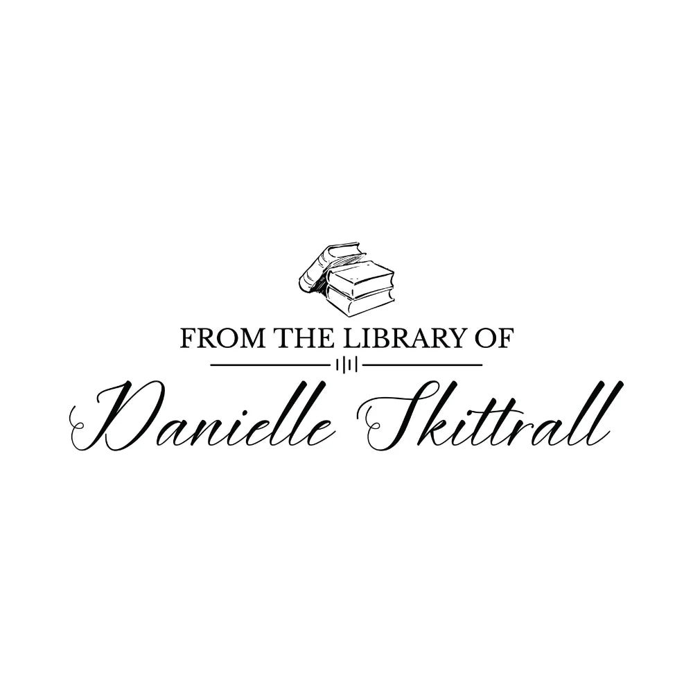Wood Handle Book Stamp | LBRBOOK