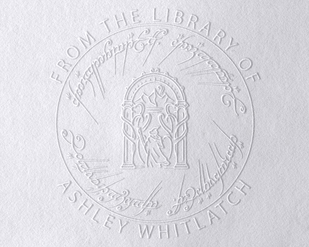Personalized Book Embosser - LOTR