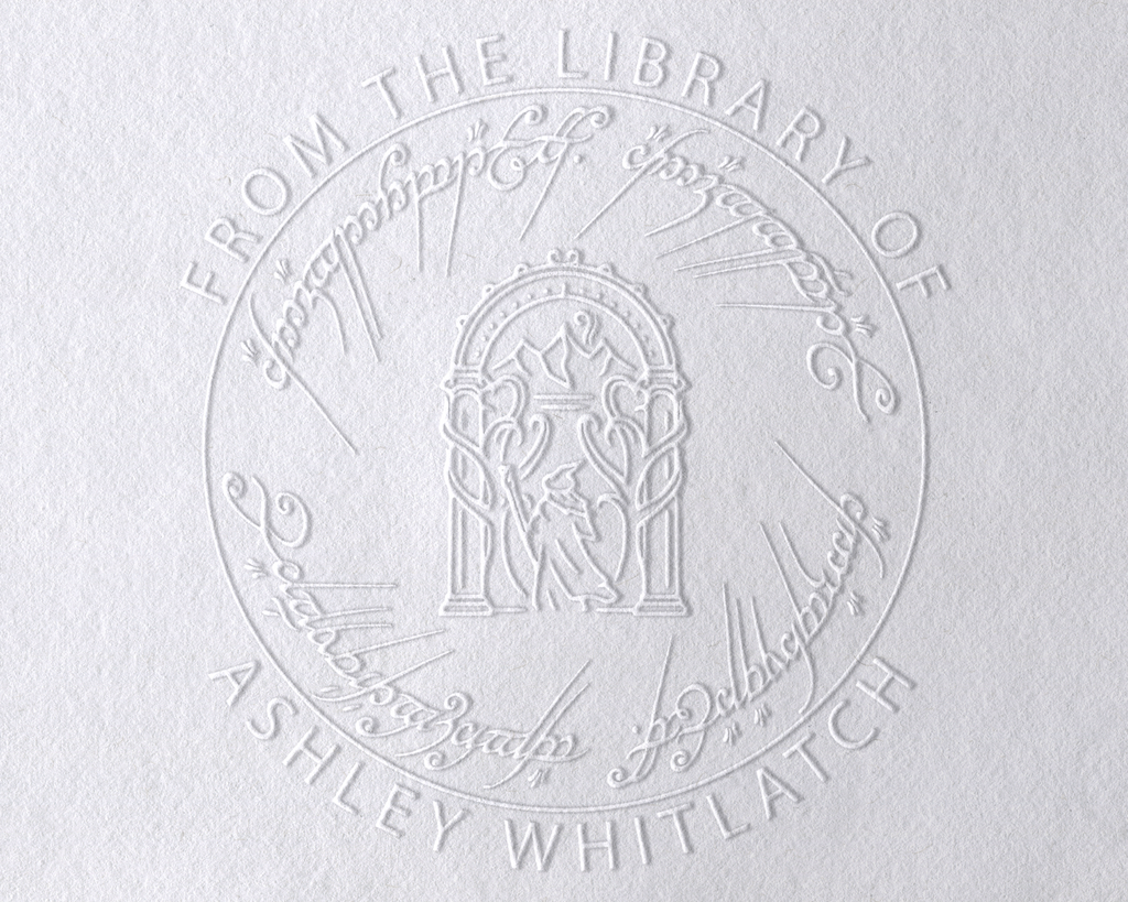 LOTR Personalized Book Embosser