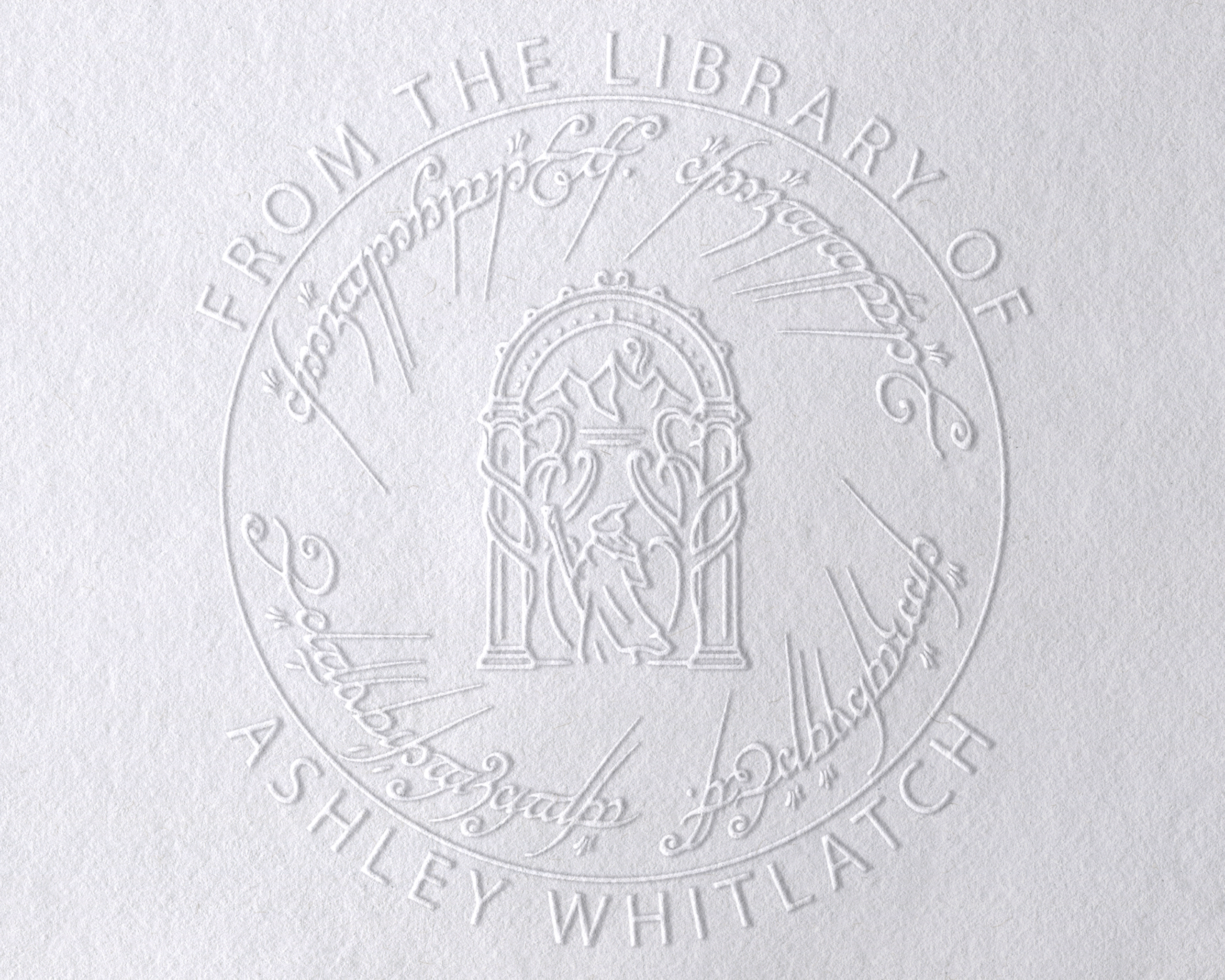 LOTR Personalized Book Embosser