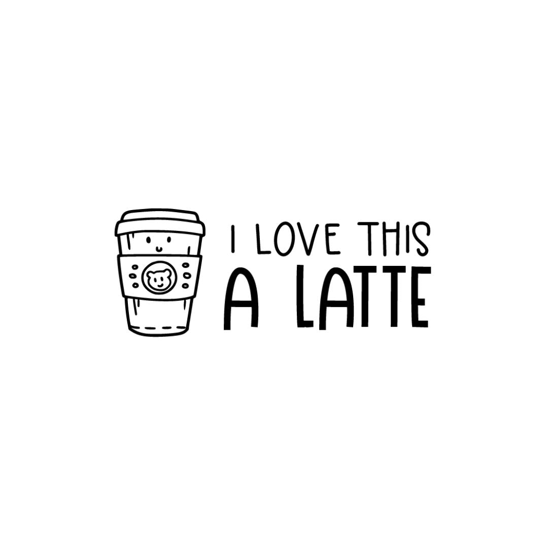 Latte Rectangle Teacher Stamp