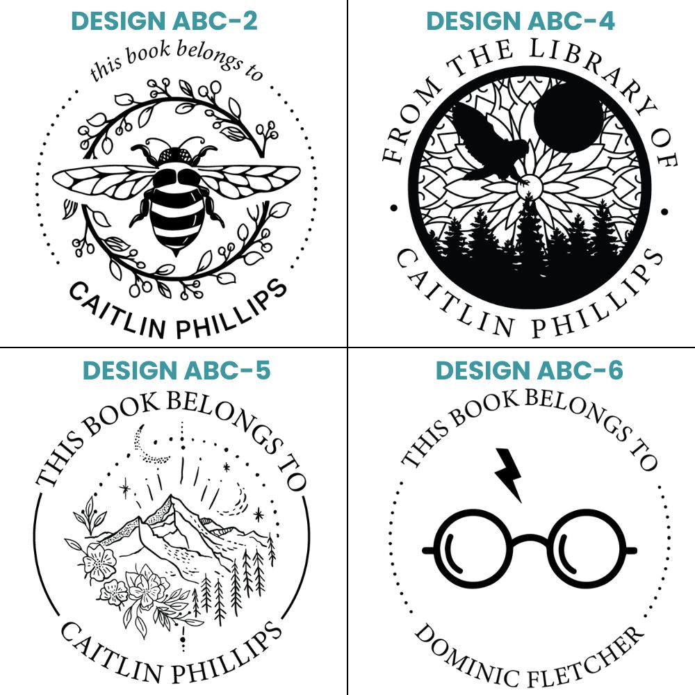 ABC Designs Book Stamps Collection