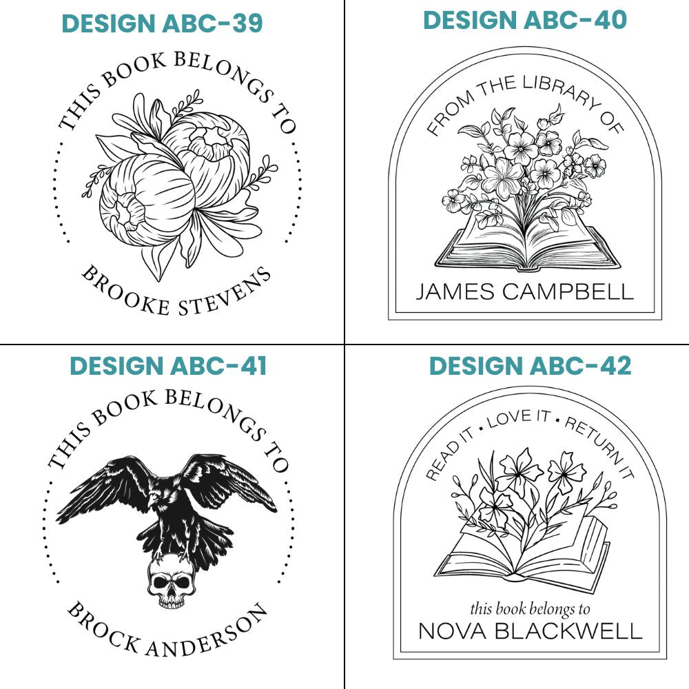 ABC Designs Book Stamps Collection