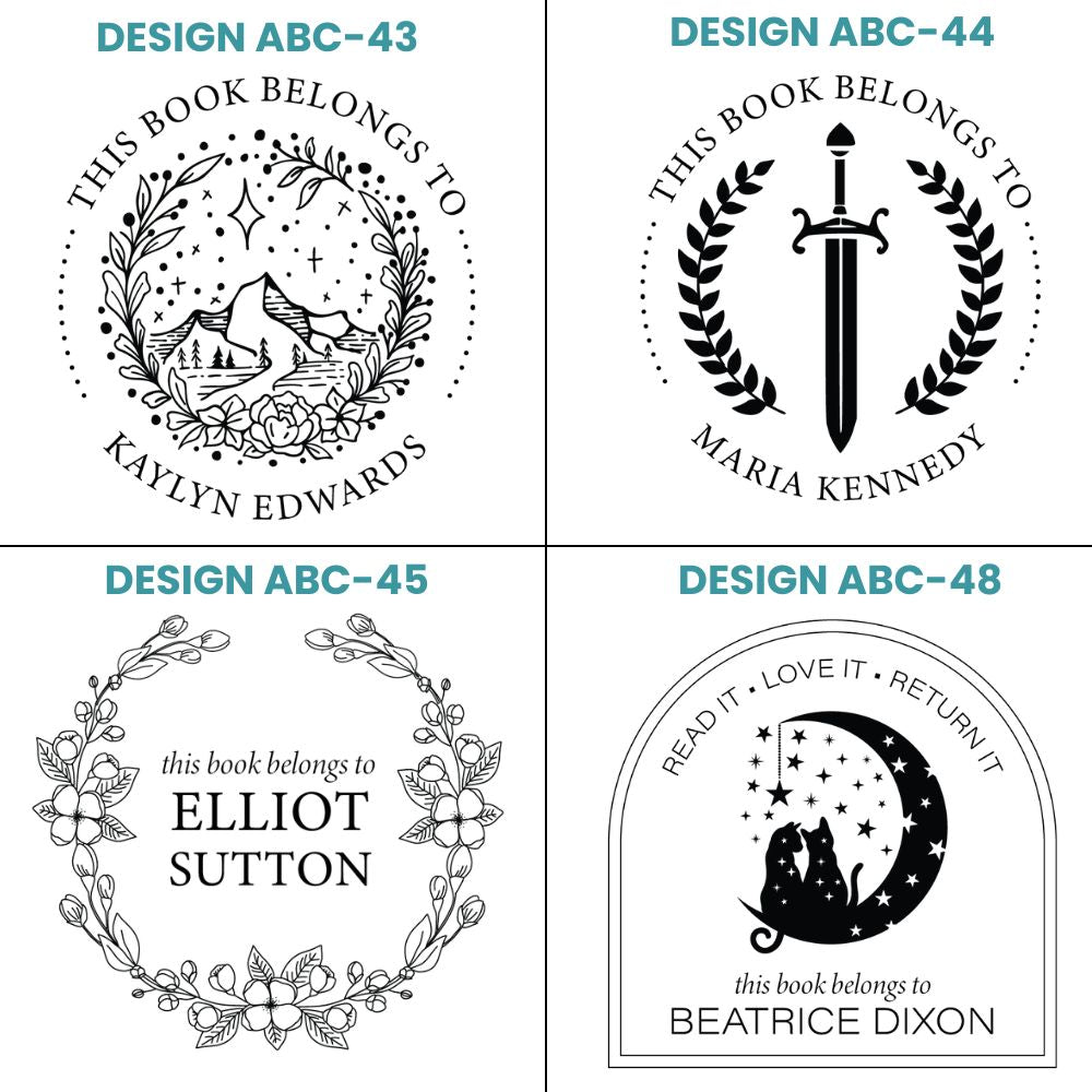 ABC Designs Book Stamps Collection