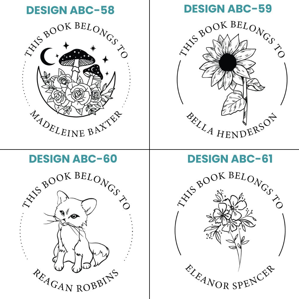 ABC Designs Book Stamps Collection