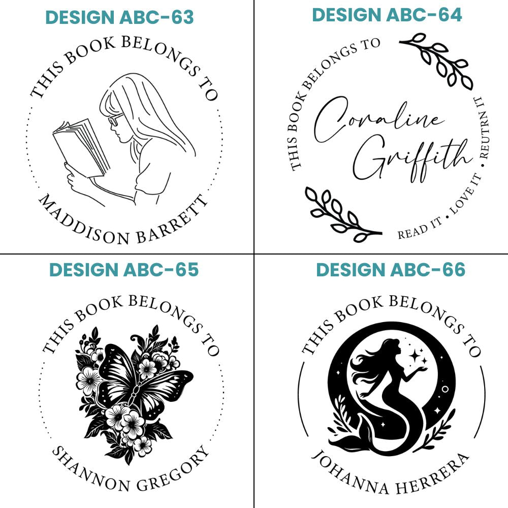 ABC Designs Book Stamps Collection