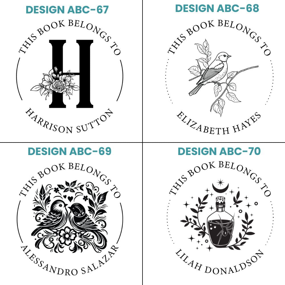 ABC Designs Book Stamps Collection