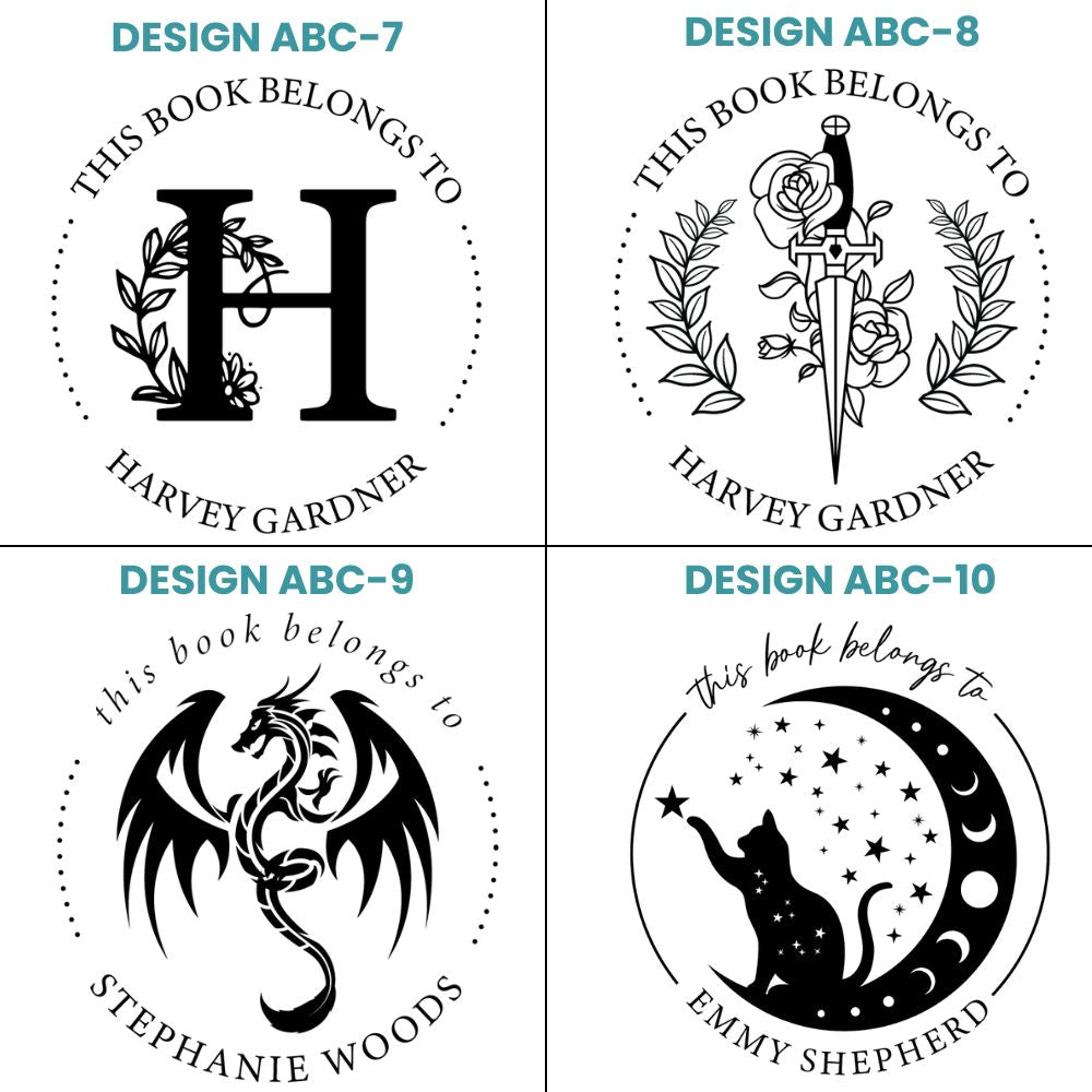 ABC Designs Book Stamps Collection