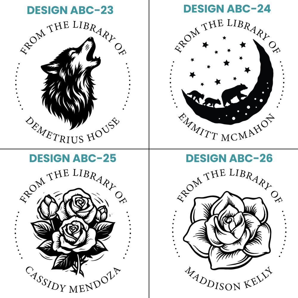 ABC Designs Book Stamps Collection