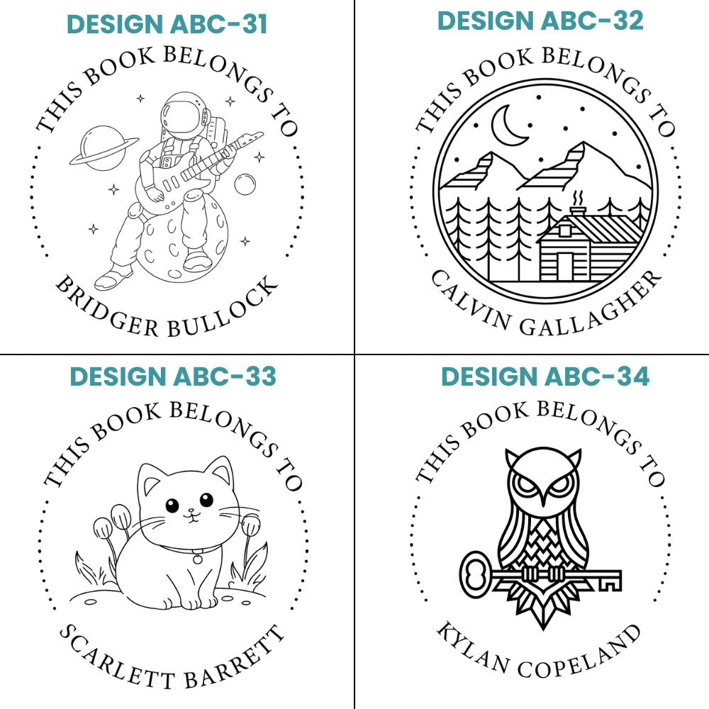 ABC Designs Book Stamps Collection