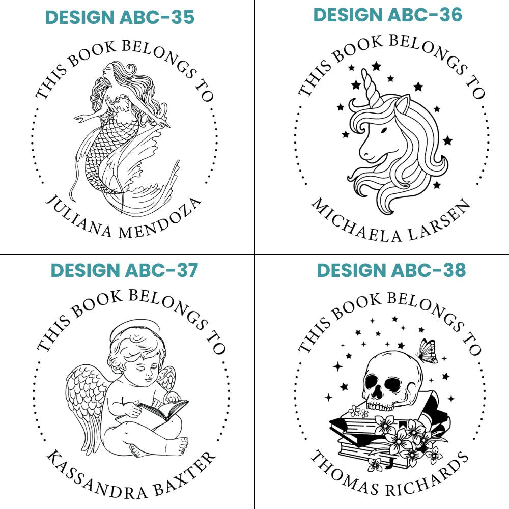 ABC Designs Book Stamps Collection