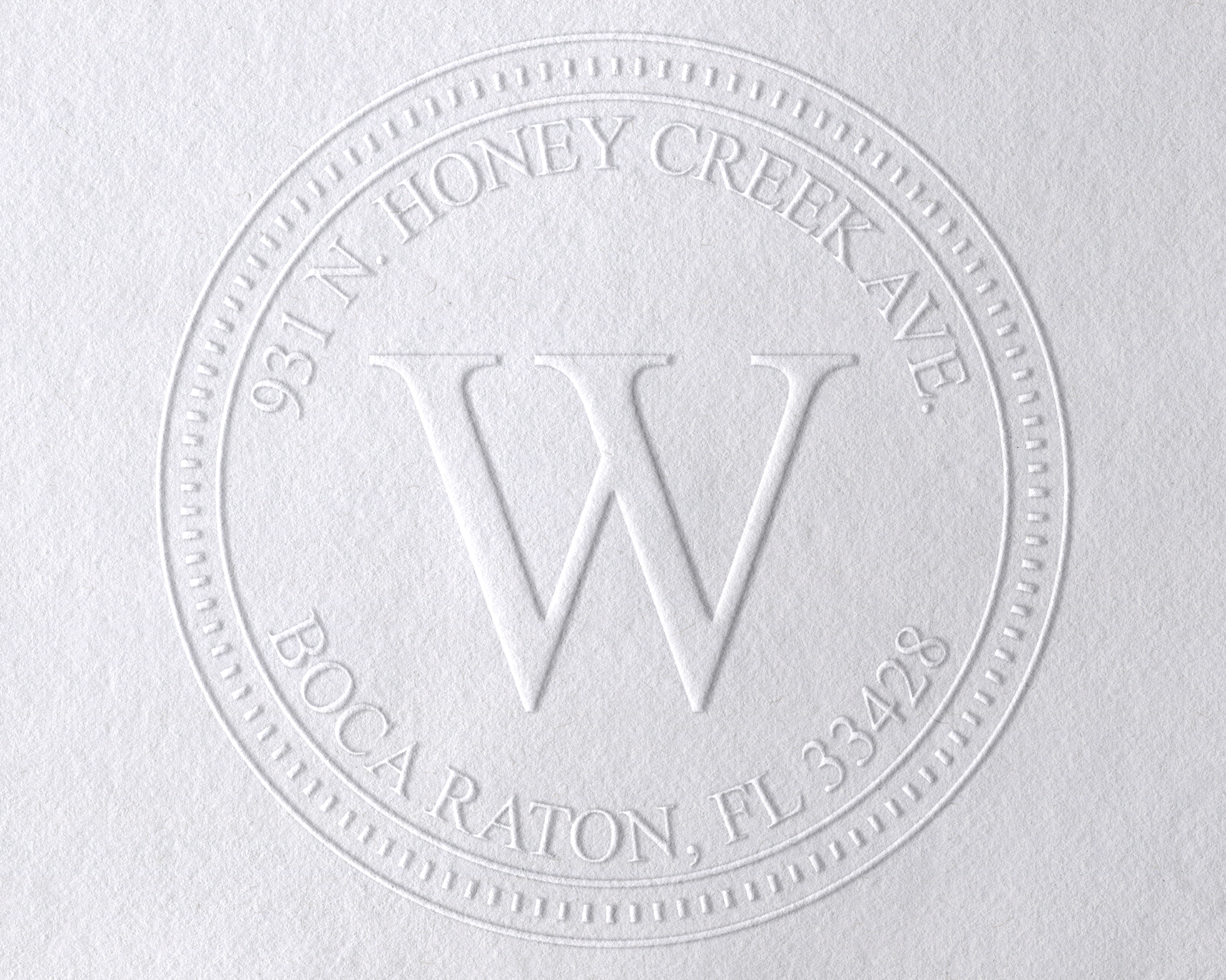 Personalized Book Embosser - LineMonogram6