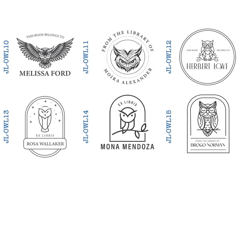 Owl Style Book Embossers