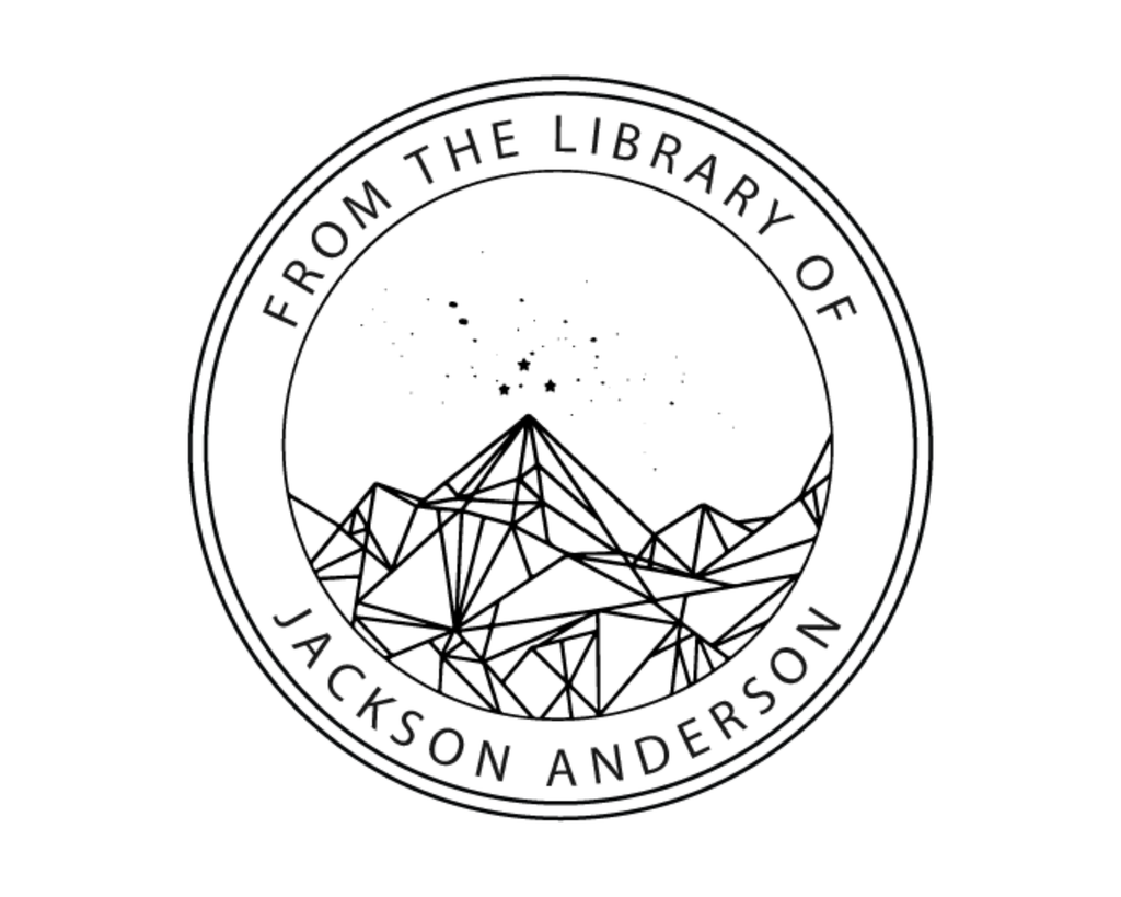 Personalized Book Stamp Self Inking - Olivia 1