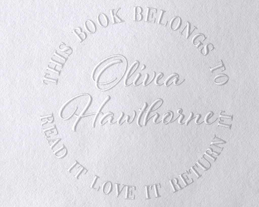 Personalized Book Embosser - Olivia 4
