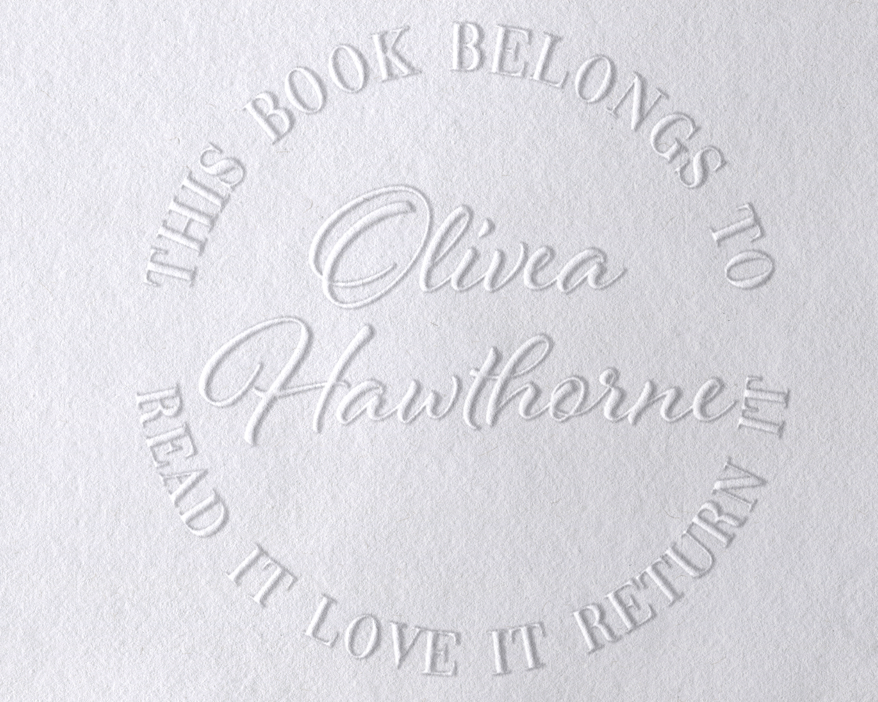 Personalized Book Embosser - Olivia 4