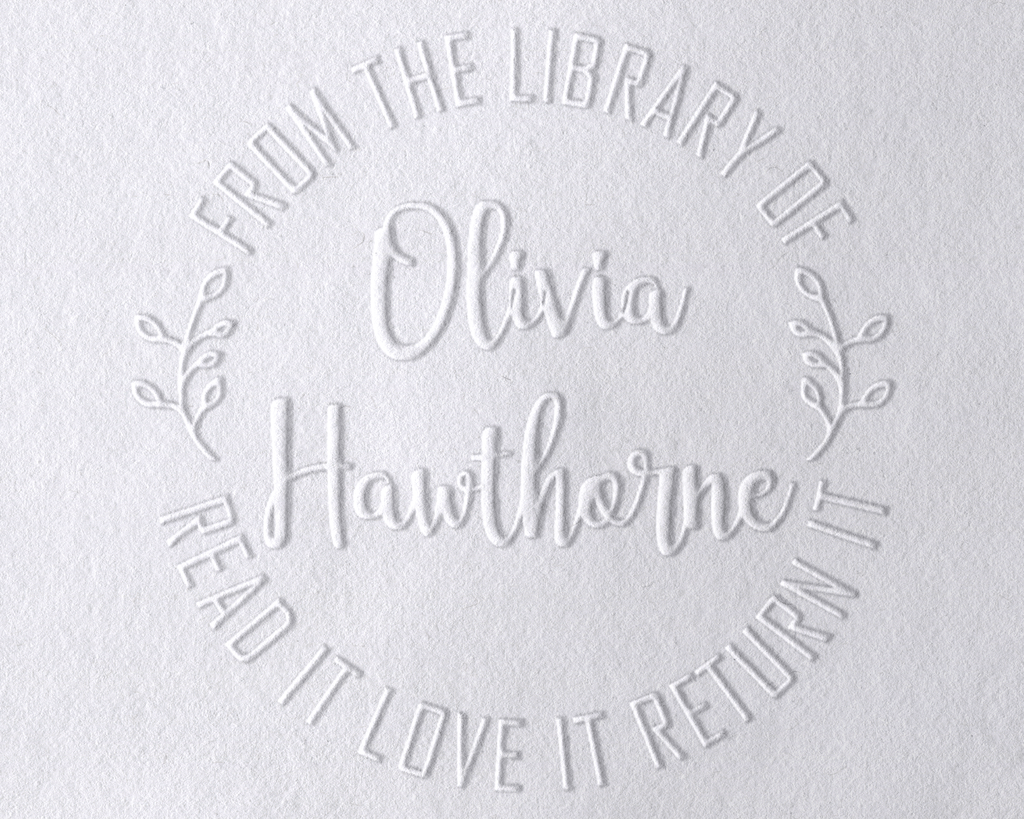 Personalized Book Embosser - Olivia 6
