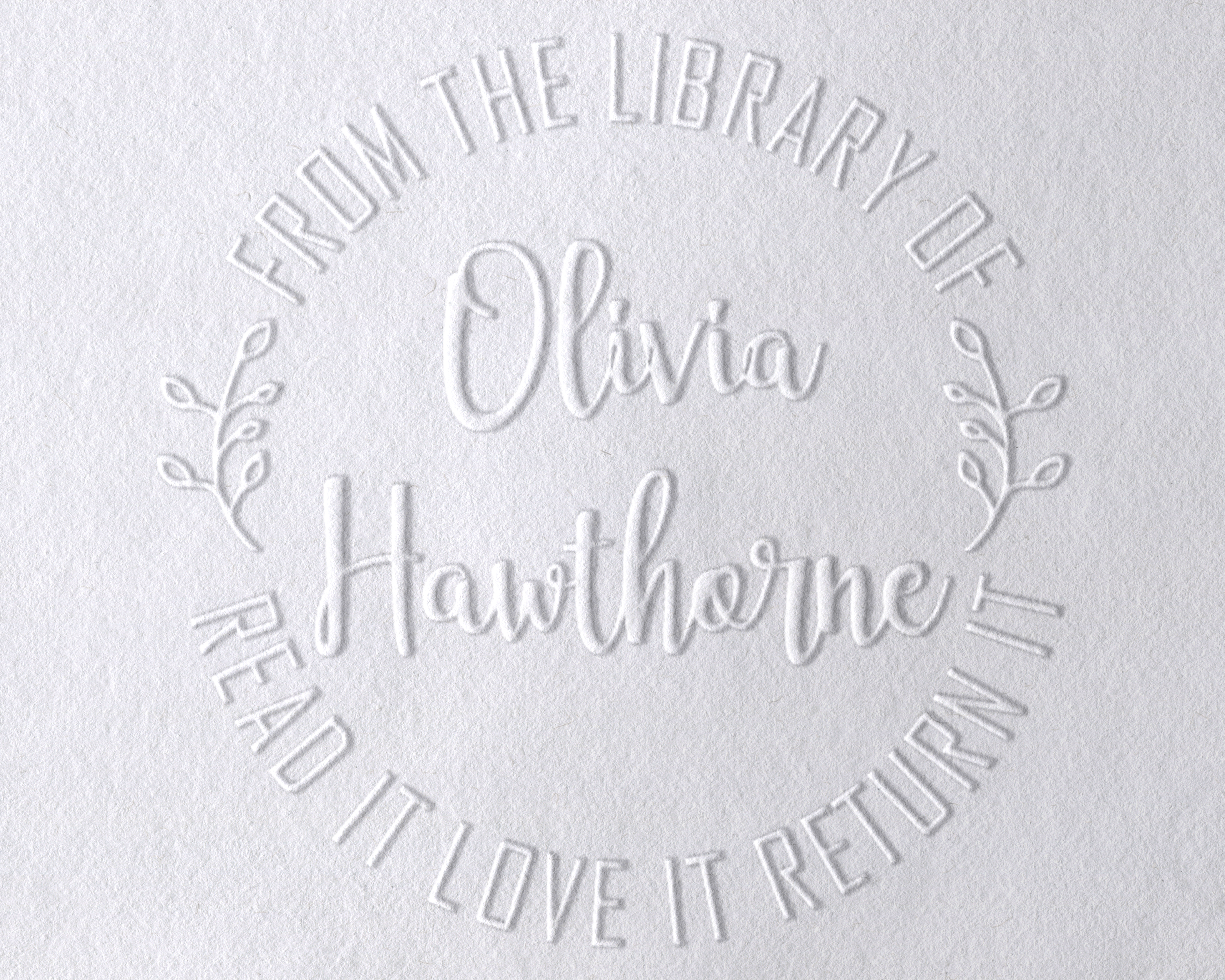 Personalized Book Embosser - Olivia 6