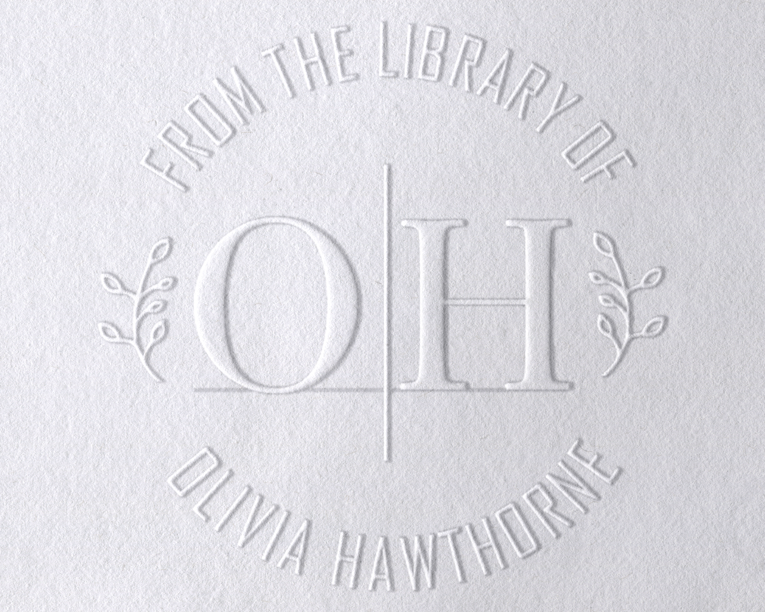 Olivia 7 Personalized Book Embosser