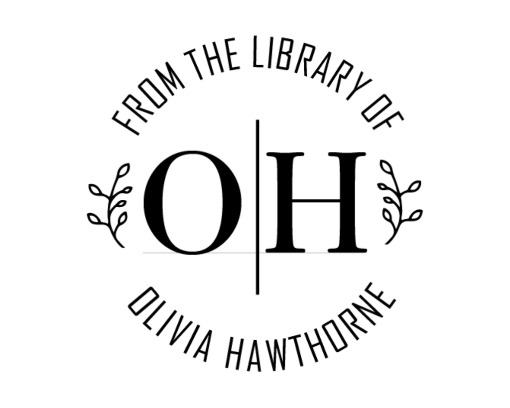 Personalized Book Stamp Self Inking - Olivia 7