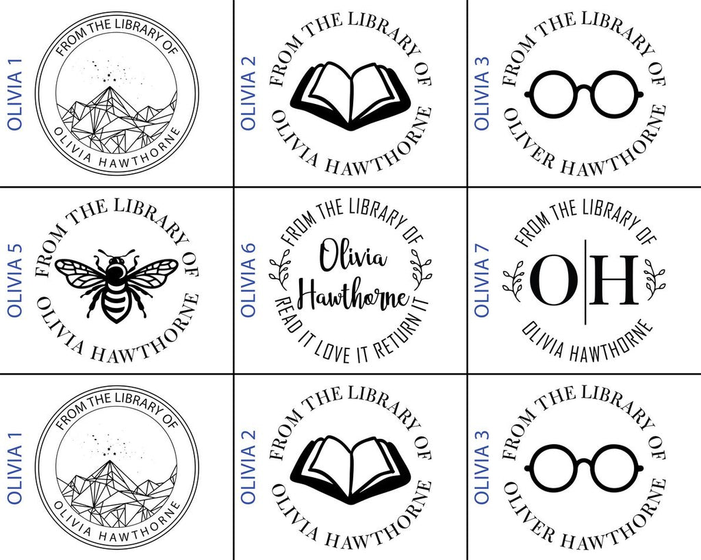 Wood Stampers For Books | Magic & Celestial